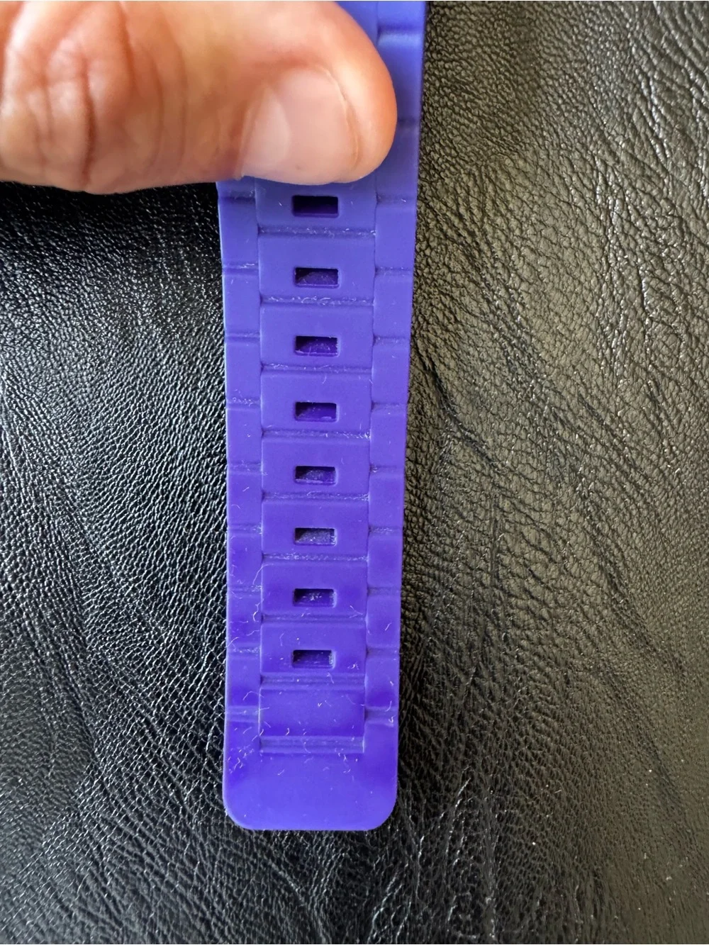 Nixon Purple Silicone The Rubber Player Watch with Teal Second Hand